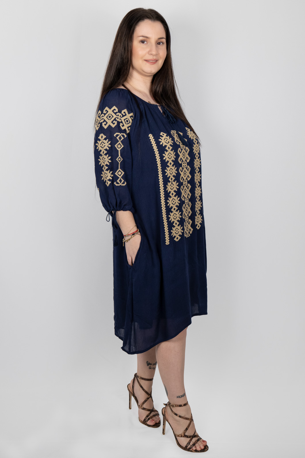 Rochie stilizata Paula 9 - Marime Mare Rochie stilizata Paula 9 - Marime Mare