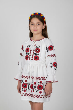 Rochie traditionala fetite Andrea 7