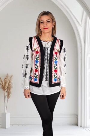 Vesta brodata traditional Dorina